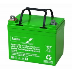 Lucas LSLC34-12G Golf Trolley Battery (34-12) Lucas Golf Trolley